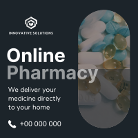 Modern Online Pharmacy Instagram post Image Preview