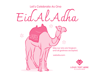 Eid Al Adha Camel Facebook post Image Preview