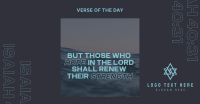 Comforting Bible Words Facebook Ad Design