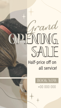 Salon Opening Discounts Instagram story Image Preview