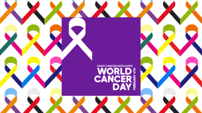 Cancer Day Ribbons Facebook event cover Image Preview