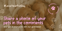 Love Your Pet Day Giveaway Twitter post Image Preview
