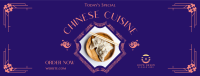 Chinese Cuisine Special Facebook cover Image Preview