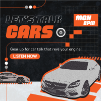 Car Podcast Instagram Post Design