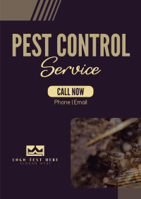 Professional Pest Control Poster Design