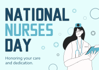 Nurses Day Celebration Postcard Image Preview