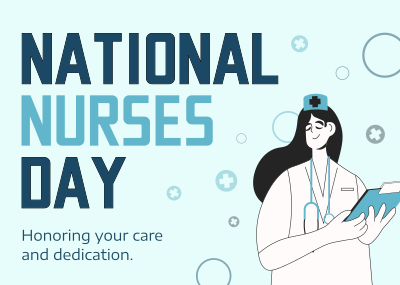 Nurses Day Celebration Postcard Image Preview