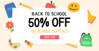 Back to School Discount Facebook ad Image Preview