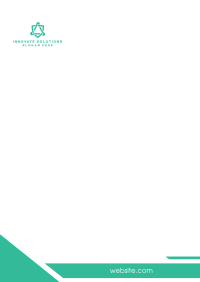 Downward Spikes Letterhead Image Preview