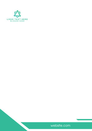 Downward Spikes Letterhead Image Preview