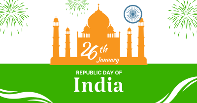 Indian Republic Day Landmark Facebook ad Image Preview