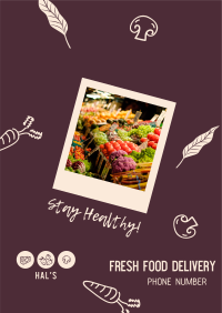 Fresh Food Delivery Flyer Image Preview