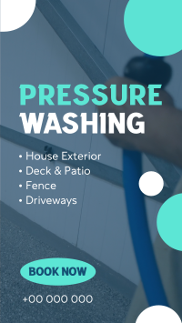Pressure Wash Service Facebook story Image Preview
