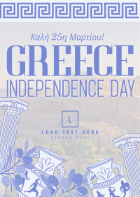 Greece Independence Day Patterns Flyer Image Preview