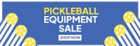 Mid-Century Pickleball Sale Twitter Header Preview