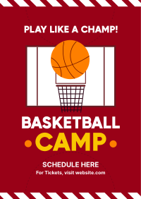 Basketball Camp Poster Design