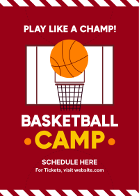 Basketball Camp Poster Image Preview