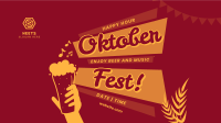 Oktoberfest Beer Promo Facebook event cover Image Preview