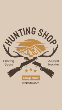 Wildlife Hunting Facebook Story Design