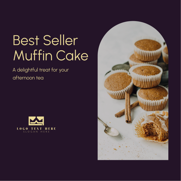 Best Seller Muffin Instagram Post Design Image Preview