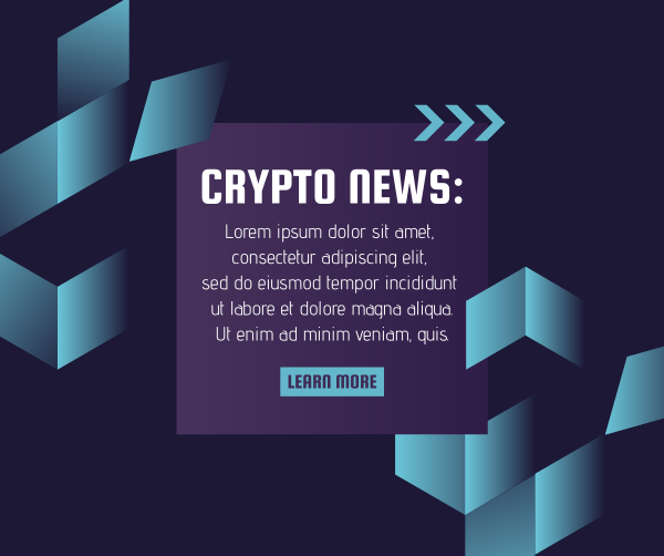 Cryptocurrency Breaking News Facebook Post Design Image Preview