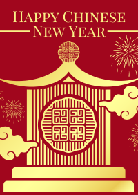Oriental New Year Poster Image Preview