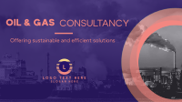 Oil and Gas Consultancy Facebook Event Cover Design