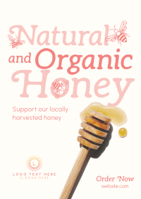 Locally Harvested Honey Flyer Design