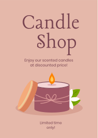 Candle Shop Promotion Flyer Design