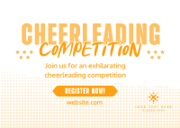 Cheerleading  Competition Details Postcard Preview