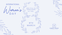March 8 Floral Facebook Event Cover Design