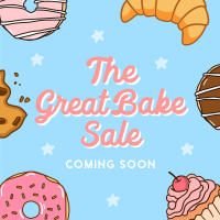 Great Bake Sale Instagram post Image Preview