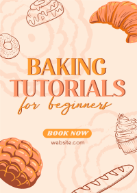 Baking Tutorials Flyer Design