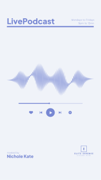 Podcast Waveform Instagram story Image Preview
