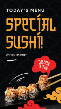 Special Sushi Instagram reel Image Preview