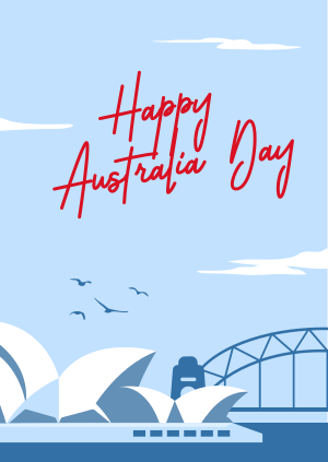 Happy Australia Day Poster Image Preview