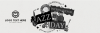 Retro Jazz Day Twitter header (cover) Image Preview