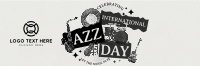 Retro Jazz Day Twitter Header Preview