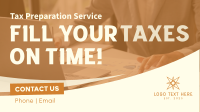 Fill Your Taxes Video Design