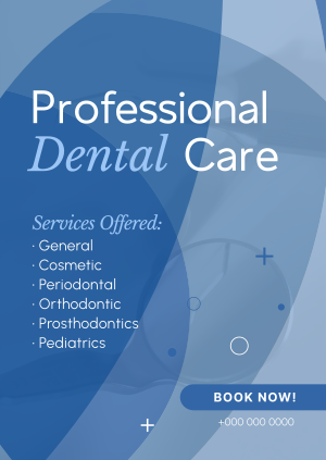 Professional Dental Care Services Poster Image Preview