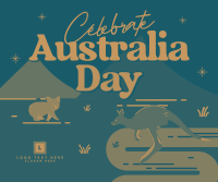 Australia Day Landscape Facebook Post Design