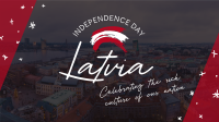 Latvia Independence Day Facebook Event Cover Design