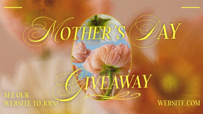 Mother Giveaway Blooms Facebook event cover Image Preview