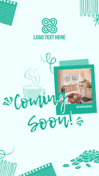 Polaroid Cafe Coming Soon Instagram Story Design