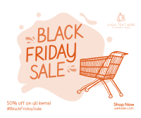Black Friday Scribble Facebook post Image Preview
