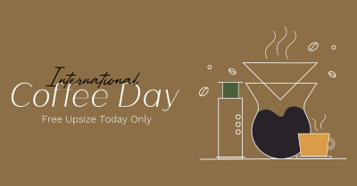 Minimalist Coffee Shop Facebook ad Image Preview