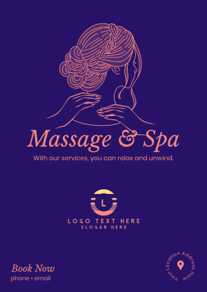 Cosmetics Spa Massage Poster Image Preview