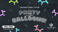Quirky Party Balloons Animation Preview