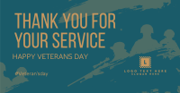 Thank You Veterans Facebook ad Image Preview