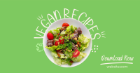 Vegan Salad Recipes Facebook ad Image Preview